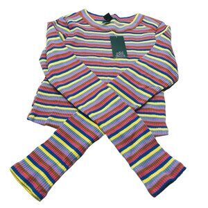 Wild Fable Women's Size XS Long Sleeve Striped Slim Fit Tee Shirt New With Tags